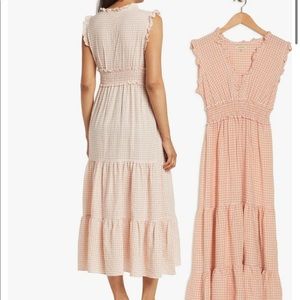 Gingham Tiered Maxi Dress
